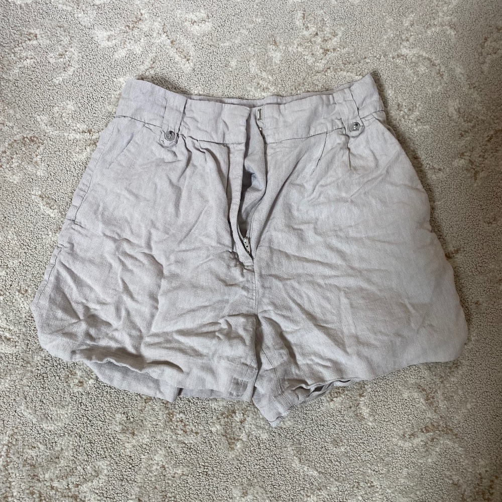 Beige Shorts